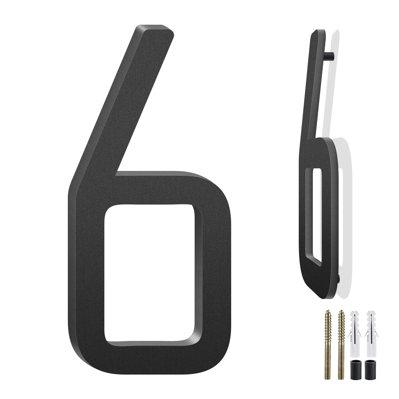 3-10 Inch Floating Aluminum House Address Numbers Letters, Modern Metal House Numbers for Outside, Black Metal Door Address Lett 
3-10 Inch Floating Aluminum House Address Numbers Letters, Modern Metal House Numbers for Outside, Black Metal Door Address Lett