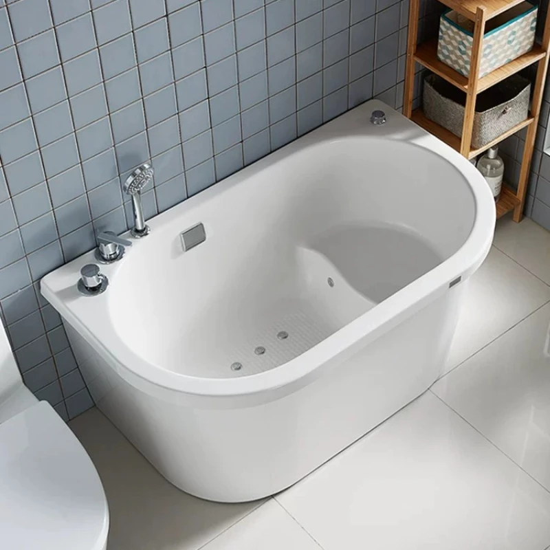 Sitting bath Small apartment Acrylic household adult independent rounded corner deep bubble massage Japanese mini bath
Sitting bath Small apartment Acrylic household adult independent rounded corner deep bubble massage Japanese mini bath