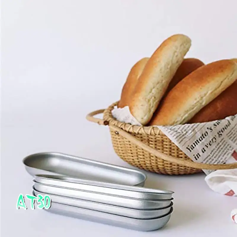 Hot Dog Mold Carbon Steel Sausage Molds Non Stick Bakeware Oval Hotdog Bun Baking Pan For DIY Homemade Bread Tool 3Pcs-AT30
Hot Dog Mold Carbon Steel Sausage Molds Non Stick Bakeware Oval Hotdog Bun Baking Pan For DIY Homemade Bread Tool 3Pcs-AT30