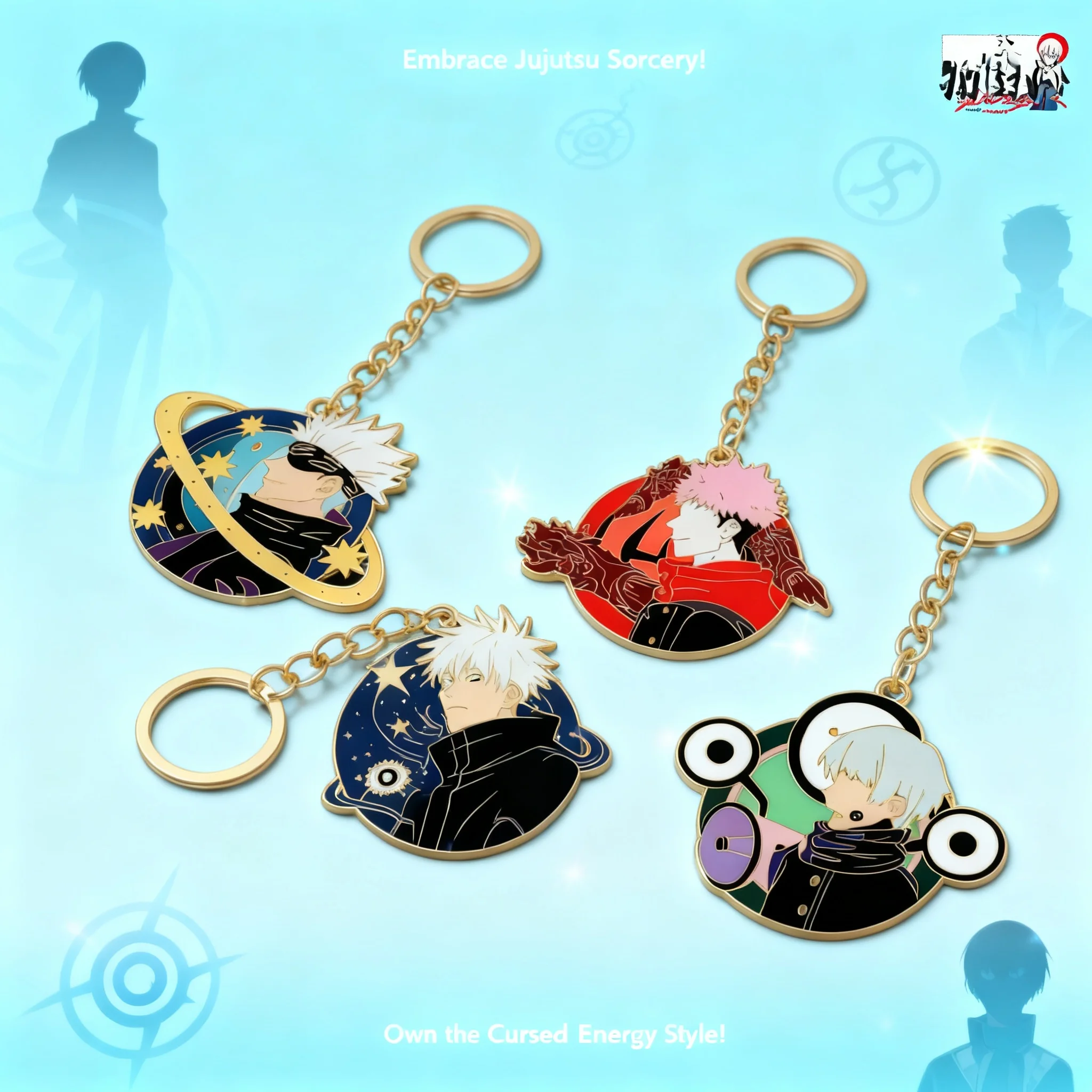 Anime Jujutsu Kaisen Gojo Satoru Keychain Yuji Itadori Keyring Trendy Bag Car Accessory Toy
Anime Jujutsu Kaisen Gojo Satoru Keychain Yuji Itadori Keyring Trendy Bag Car Accessory Toy