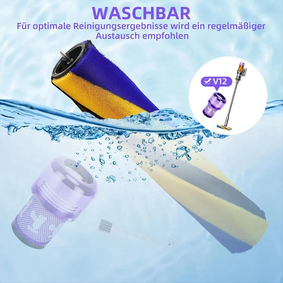 Запасные части Фильтр V12 для пылесосов серии V12 Detect Slim Аксессуары Вакуумная щетка и фильтры
Запасные части Фильтр V12 для пылесосов серии V12 Detect Slim Аксессуары Вакуумная щетка и фильтры