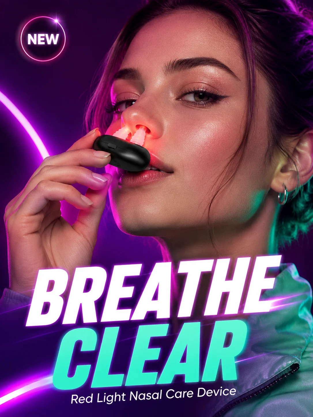 2026 New Red Light Infrared Nasal Care Device Portable Phototherapy Nose Comfort Machine for Rhinitis Itchy Runny Stuffy Nose
2026 New Red Light Infrared Nasal Care Device Portable Phototherapy Nose Comfort Machine for Rhinitis Itchy Runny Stuffy Nose