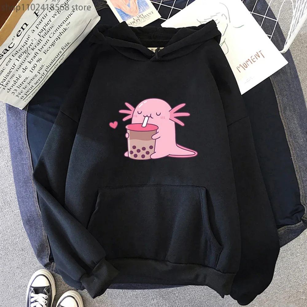 Толстовка с капюшоном Chubby Axolotl Enjoys Bubble Tea Kawaii, толстовка с графическим рисунком, женская одежда для девочек Y2k Sudaderas, мужские толстовки, пуловер унисекс
Толстовка с капюшоном Chubby Axolotl Enjoys Bubble Tea Kawaii, толстовка с графическим рисунком, женская одежда для девочек Y2k Sudaderas, мужские толстовки, пуловер унисекс