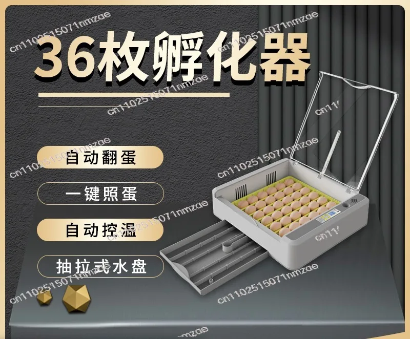 36-Egg Automatic Incubator Full-Automatic Poultry Hatching Machine for Chicken & Quail Home Breeding
36-Egg Automatic Incubator Full-Automatic Poultry Hatching Machine for Chicken & Quail Home Breeding