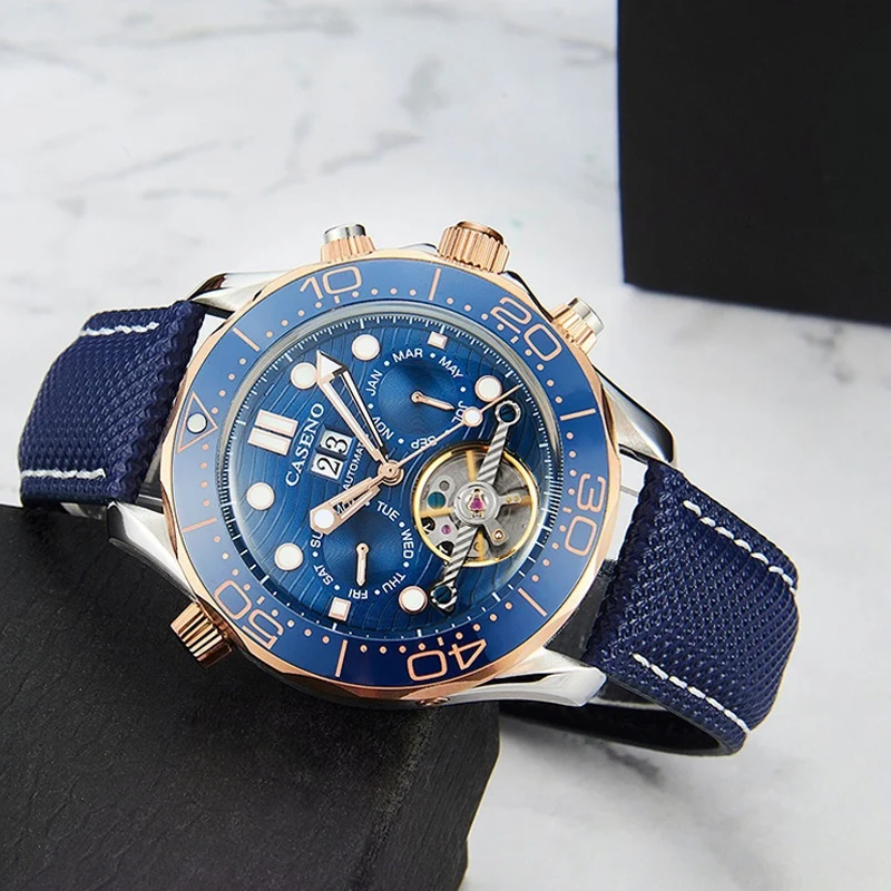 Men's Mechanical Watch Fashion Leather Strap Automatic Watch Top Brand Luxury Men's Watch Waterproof Week Calendar Men's Clock
Men's Mechanical Watch Fashion Leather Strap Automatic Watch Top Brand Luxury Men's Watch Waterproof Week Calendar Men's Clock