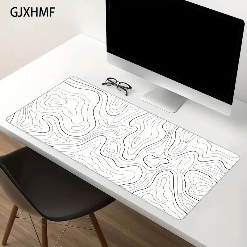 Large White Topographic Map Mausepad White Desk Mat Gaming Mat Pad on The Table Office Gamer Accessories Keyboard Pad Gamer Rug
Large White Topographic Map Mausepad White Desk Mat Gaming Mat Pad on The Table Office Gamer Accessories Keyboard Pad Gamer Rug