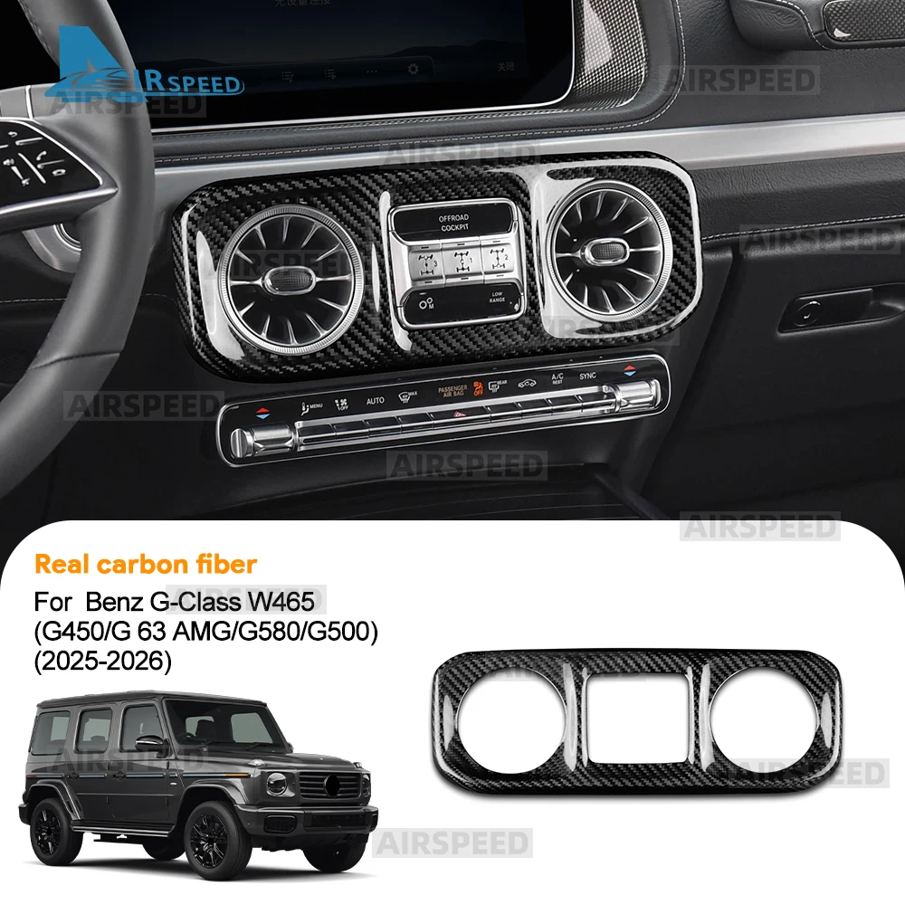 Real Hard Carbon Fiber Trim Cover For Mercedes Benz G-Class W465 G63 G580 AMG G500 2025 2026 2027 Car Center Console Air Vent
Real Hard Carbon Fiber Trim Cover For Mercedes Benz G-Class W465 G63 G580 AMG G500 2025 2026 2027 Car Center Console Air Vent