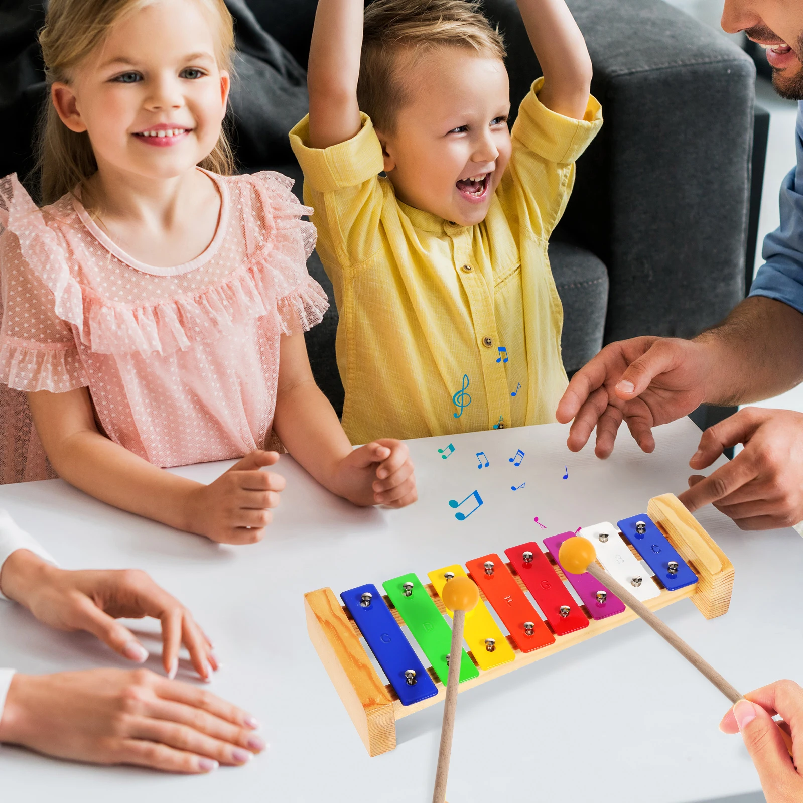 1 Pair Rubber Head Wooden Handle Multi-Functional Percussion Sticks For Xylophone Glockenspiel Practice Sessions Wood Drumsticks
1 Pair Rubber Head Wooden Handle Multi-Functional Percussion Sticks For Xylophone Glockenspiel Practice Sessions Wood Drumsticks