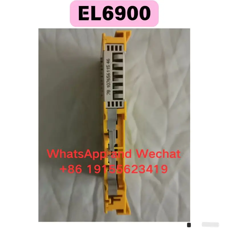 Новые и б/у оригинальные демонтированные запчасти EL6900 BECKHOFF, модуль, функциональный тест пройден, быстрая доставка.
Новые и б/у оригинальные демонтированные запчасти EL6900 BECKHOFF, модуль, функциональный тест пройден, быстрая доставка.