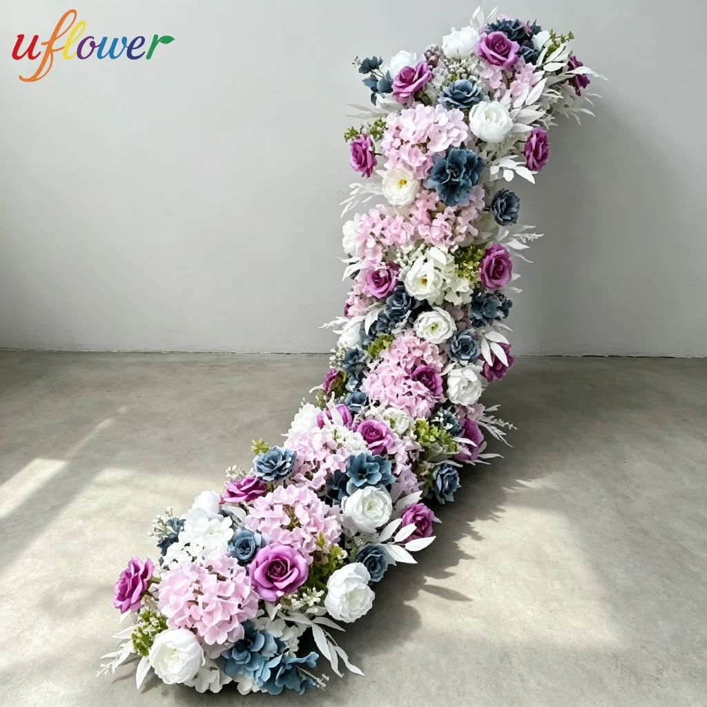 Uflower Indoor Decor Artificial Flower Purple Blue Rose Silk Flower Arrangement for Home Table Decor Wedding Background Decor
Uflower Indoor Decor Artificial Flower Purple Blue Rose Silk Flower Arrangement for Home Table Decor Wedding Background Decor