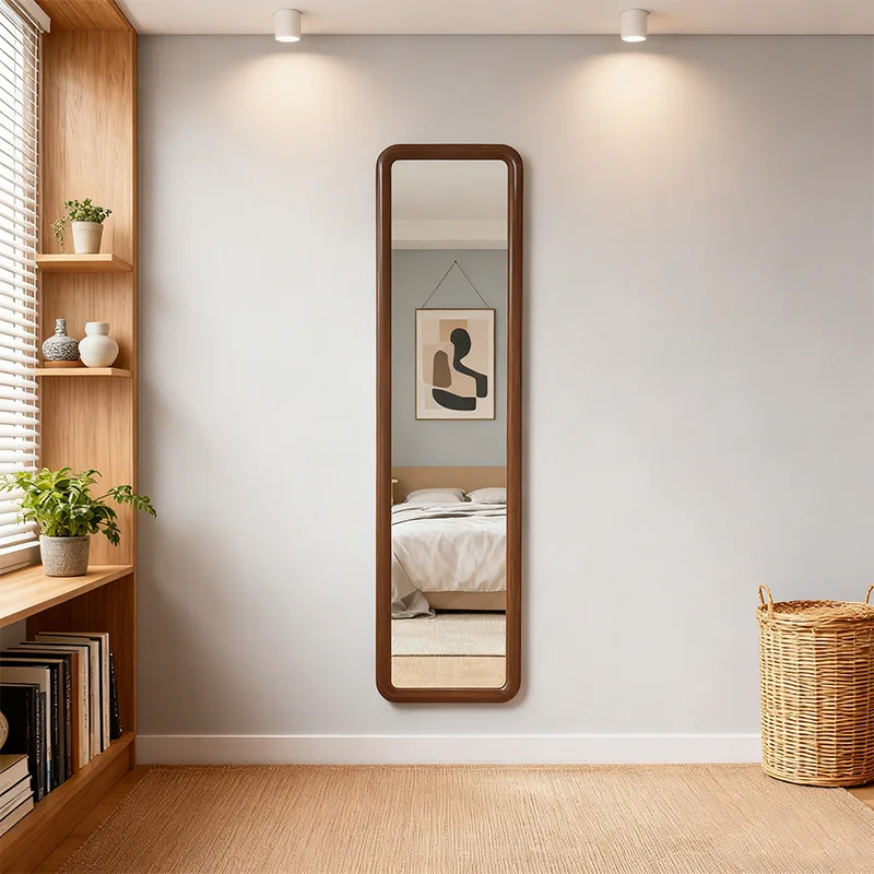 Bedroom solid wood full-length mirror wall hanging vertical floor mirror full-length mirror wall hanging
Bedroom solid wood full-length mirror wall hanging vertical floor mirror full-length mirror wall hanging