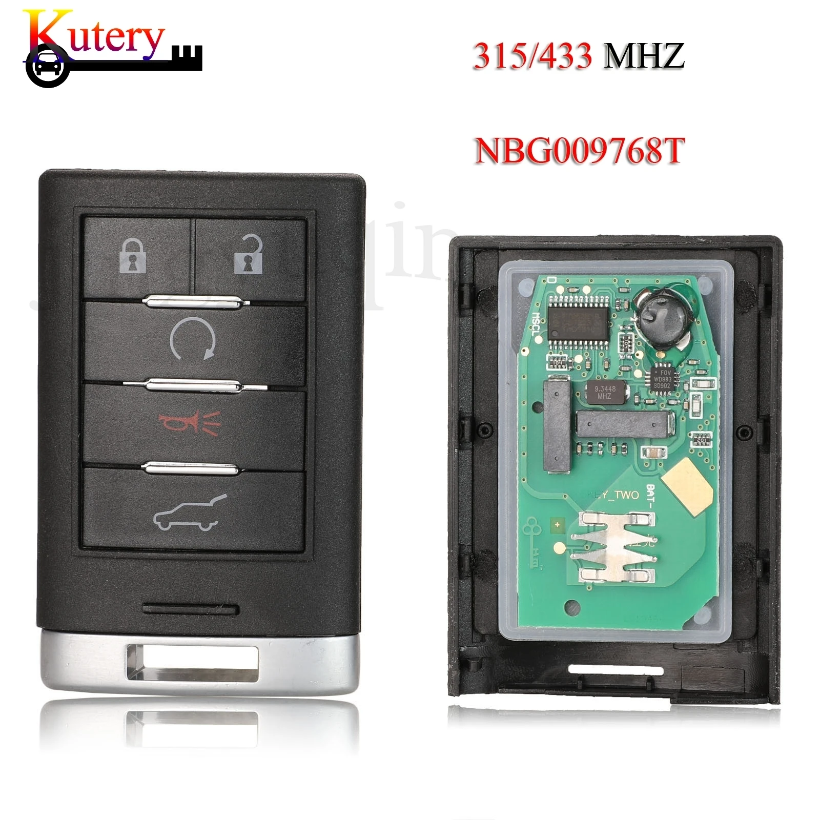 jingyuqin 5pcs/Lot Remote Smart Car Key For Cadillac SRX CTS XTS DTS 2010-2014 5 Buttons 315Mhz/433Mhz NBG009768T Keyless-Go
jingyuqin 5pcs/Lot Remote Smart Car Key For Cadillac SRX CTS XTS DTS 2010-2014 5 Buttons 315Mhz/433Mhz NBG009768T Keyless-Go