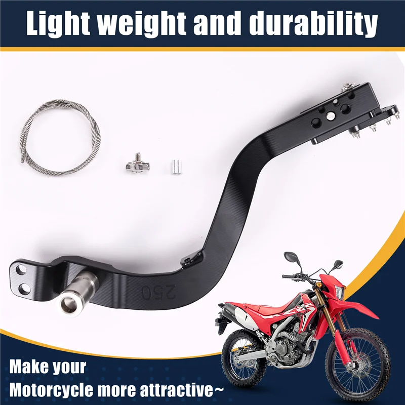 BB-Forged CNC Adjustable Length Brake Lever Rear Pedal For Honda CRF250L/LS/Rally 2021-2024 Black
BB-Forged CNC Adjustable Length Brake Lever Rear Pedal For Honda CRF250L/LS/Rally 2021-2024 Black