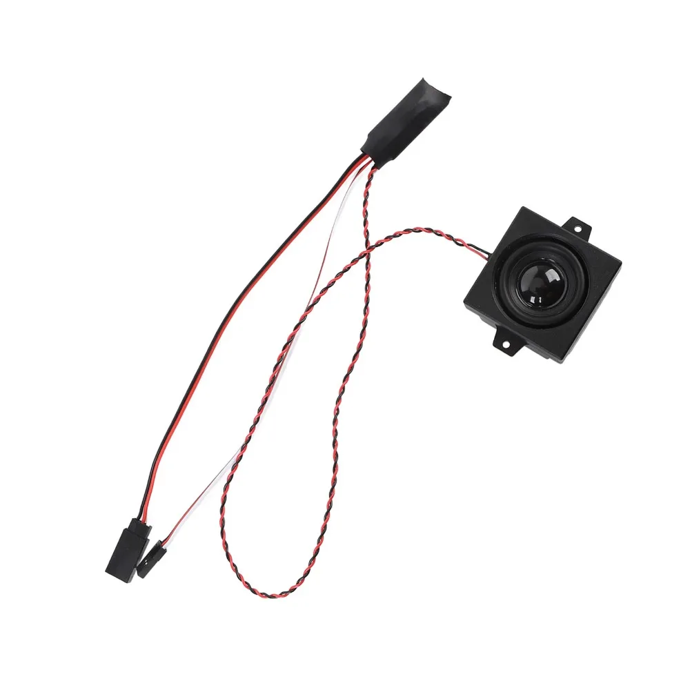 5W Engine Sound Module 3.6-8V Black Sound Simulation Module Remote Control Car Sound Module for 1/10 1/8 1/6 RC Model Car