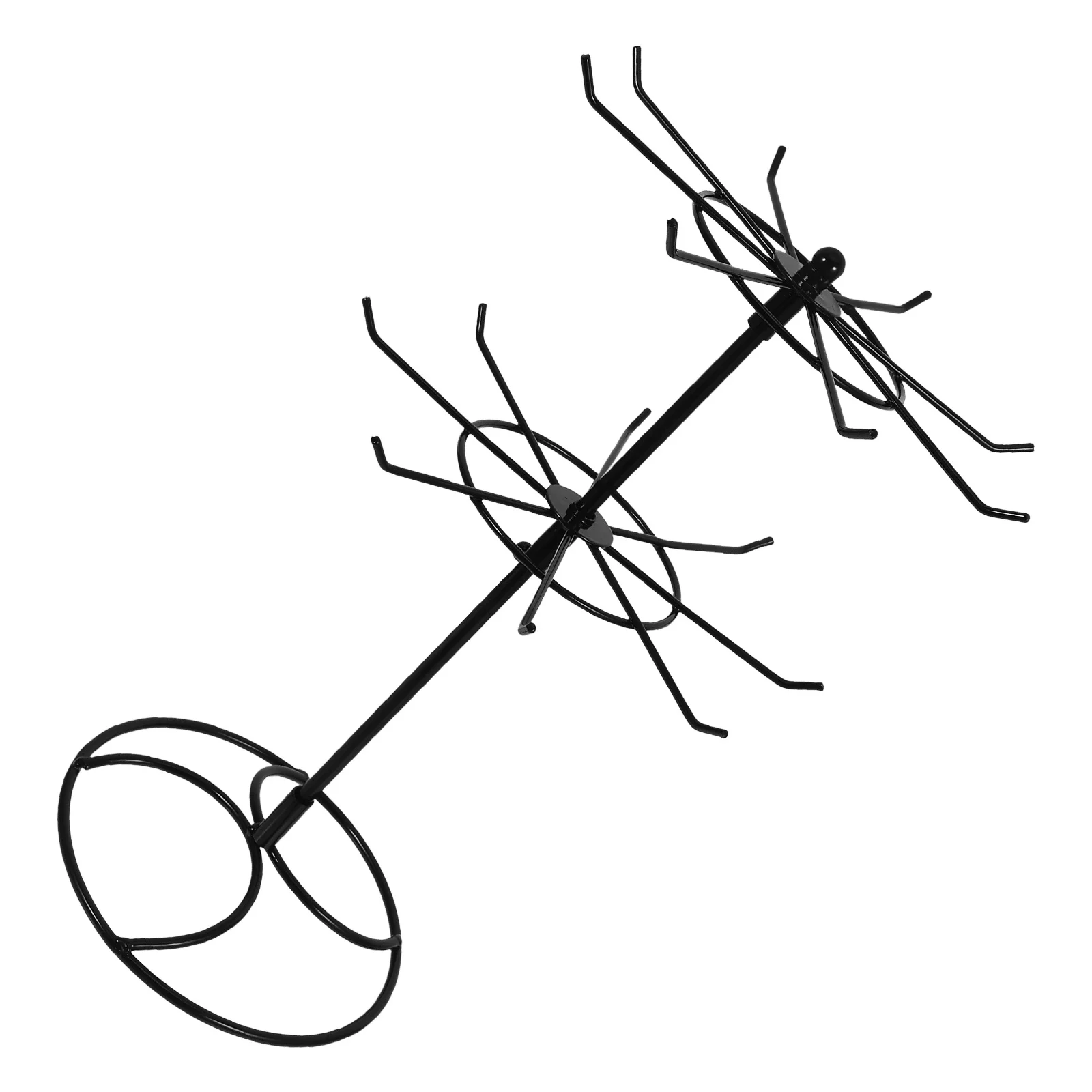 Black Metal 2 Tier Rotating Jewelry Organizer Stand Necklace Bracelet Holder Display for Retail Night Market Vendors
Black Metal 2 Tier Rotating Jewelry Organizer Stand Necklace Bracelet Holder Display for Retail Night Market Vendors