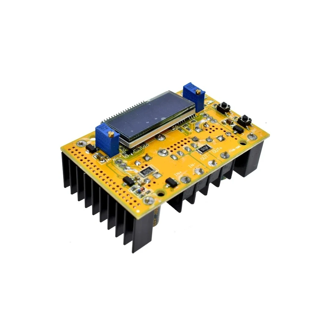 Step-down Power Supply Module 10A DC-DC Adjustable LCD Dual Display CC CV Short Circuit Protection Case DC-DC Boost Converter 
Step-down Power Supply Module 10A DC-DC Adjustable LCD Dual Display CC CV Short Circuit Protection Case DC-DC Boost Converter