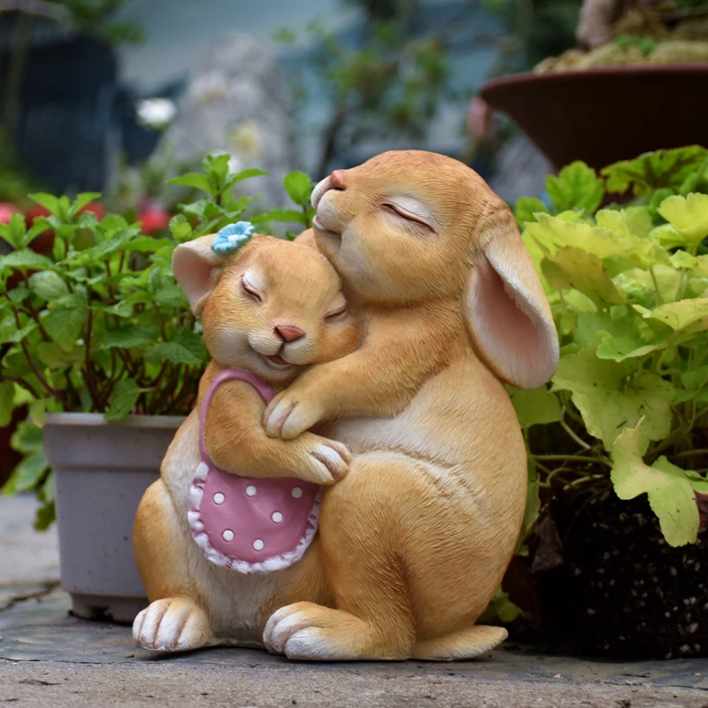 Cute Creative Garden Rabbit Ornament Resin Crafts Garden Figurine Ornament Crafts Gift Fairy Mini Garden Ornament Home Decor
Cute Creative Garden Rabbit Ornament Resin Crafts Garden Figurine Ornament Crafts Gift Fairy Mini Garden Ornament Home Decor