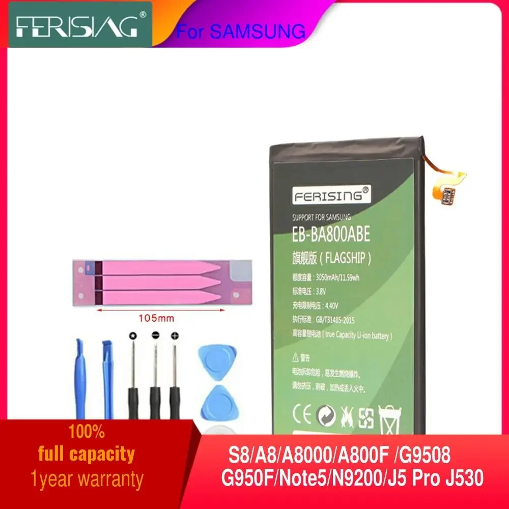 FERISING OEM новый аккумулятор для Samsung Galaxy S8 A8 A8000 A800F G9508 G950F Note5 N9200 N920T J5 Pro J530 аккумуляторы bateria
FERISING OEM новый аккумулятор для Samsung Galaxy S8 A8 A8000 A800F G9508 G950F Note5 N9200 N920T J5 Pro J530 аккумуляторы bateria