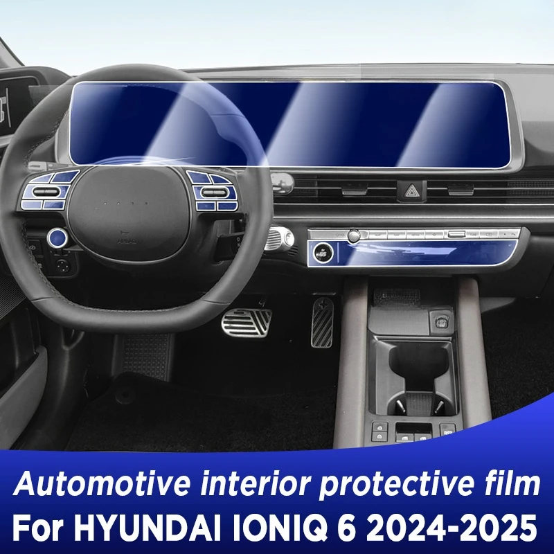HYUNDAI IONIQ 6 2024 2025 Center Console Gear Panel Screen TPU Car Interior Protective Film Anti-Scratch Repair Sticker
HYUNDAI IONIQ 6 2024 2025 Center Console Gear Panel Screen TPU Car Interior Protective Film Anti-Scratch Repair Sticker