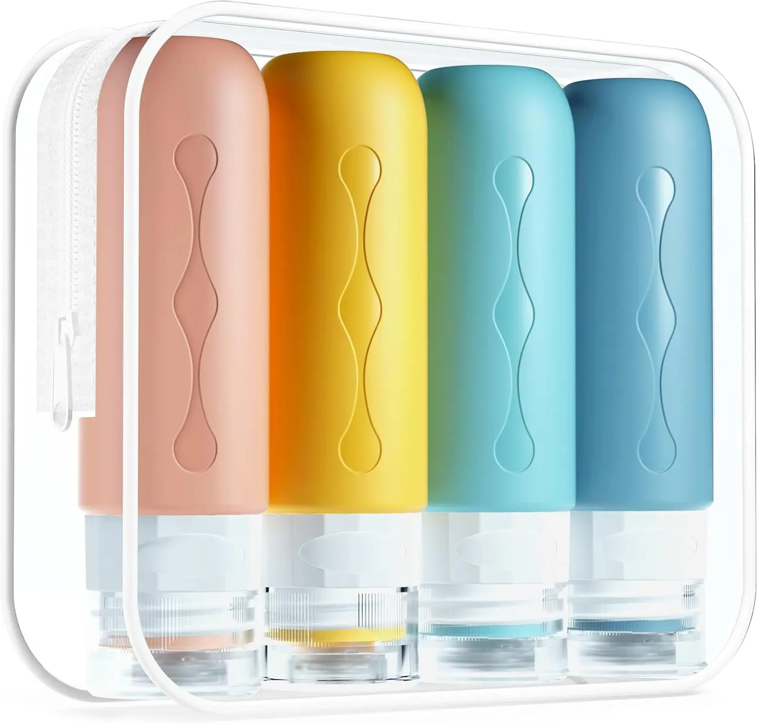 TSA Approved Travel Bottles, Leak Proof 3oz Containers for Toiletries, BPA Free Silicone Refillable Tubs for Shampoo & Lotion
TSA Approved Travel Bottles, Leak Proof 3oz Containers for Toiletries, BPA Free Silicone Refillable Tubs for Shampoo & Lotion