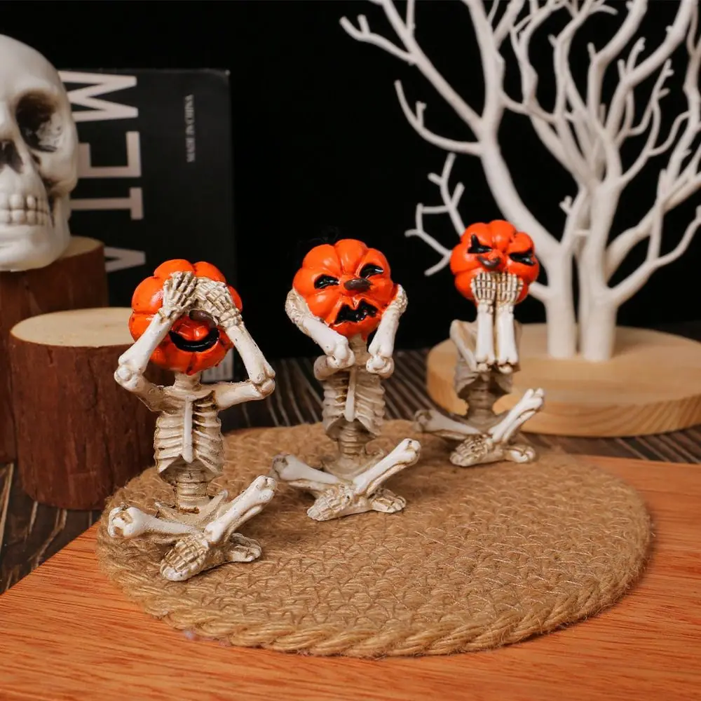 3Pcs/Set Resin Craft Meditation Yoga Skeleton Statue Durable Yoga Poses Skeleton Desktop Decoration Ghost Festival Spooky
3Pcs/Set Resin Craft Meditation Yoga Skeleton Statue Durable Yoga Poses Skeleton Desktop Decoration Ghost Festival Spooky