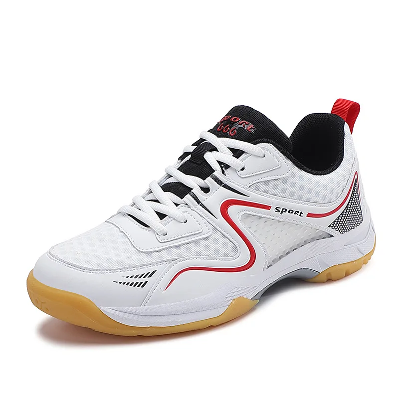 New men's badmtn shoes, brthbl, lghtwt, ant-slp. Fit 4 both sexes in games/trainng, also as tns shoes.
New men's badmtn shoes, brthbl, lghtwt, ant-slp. Fit 4 both sexes in games/trainng, also as tns shoes.