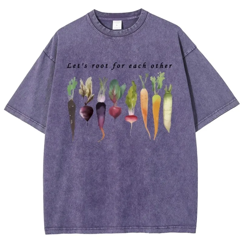 Casual T-Shirt Radish Family Printed 100% Cotton T-Shirt Soft and Comfortable High Gram Weight Unisex Daily Wear
Casual T-Shirt Radish Family Printed 100% Cotton T-Shirt Soft and Comfortable High Gram Weight Unisex Daily Wear