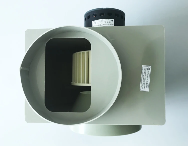 Laboratory Special Pp Anti-corrosion Plastic Centrifugal Fan, Ventilation Cabinet Large Air Volume Low Noise Ventilation Fan
Laboratory Special Pp Anti-corrosion Plastic Centrifugal Fan, Ventilation Cabinet Large Air Volume Low Noise Ventilation Fan