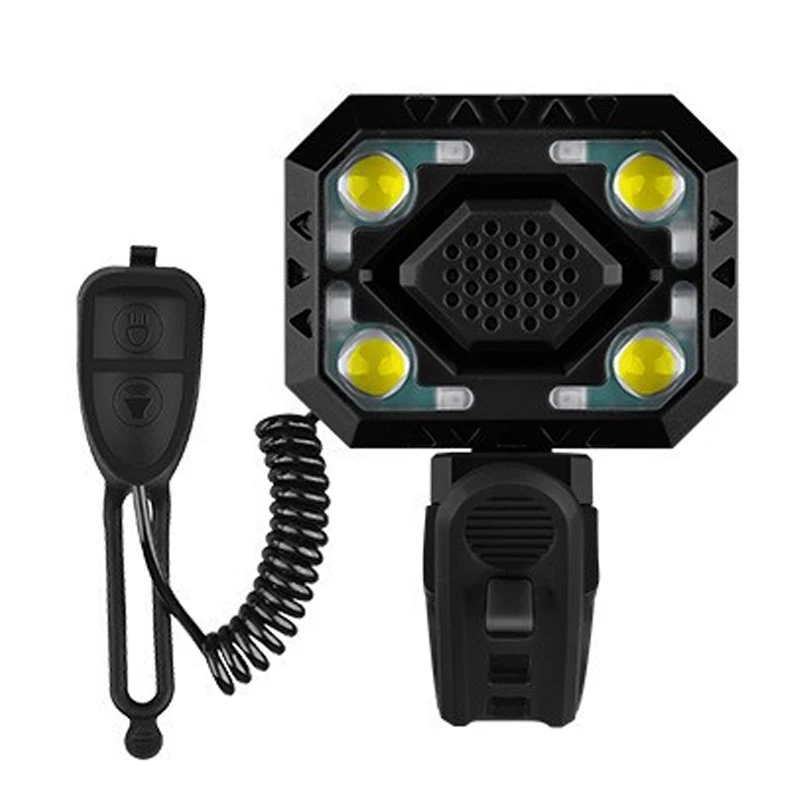 Rechargeable Bike Light Horn 350 Lumens IPX6 Waterproof LED Headlight 140dB Electric Bell 8 Lighting Modes Type-C Charging Mount
Rechargeable Bike Light Horn 350 Lumens IPX6 Waterproof LED Headlight 140dB Electric Bell 8 Lighting Modes Type-C Charging Mount