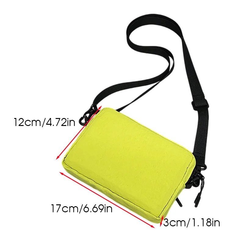 Mini Crossbody Phone Bag Unisex Outdoor Cycling Travel Pouch with Coin & Tissue Pocket Casual Daily Shoulder Bag
Mini Crossbody Phone Bag Unisex Outdoor Cycling Travel Pouch with Coin & Tissue Pocket Casual Daily Shoulder Bag