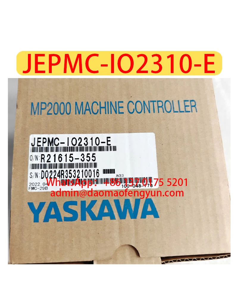 JEPMC-IO2310-E Brand New Controller Drive Drive Module JEPMC IO2310 E, Fast shipping
JEPMC-IO2310-E Brand New Controller Drive Drive Module JEPMC IO2310 E, Fast shipping