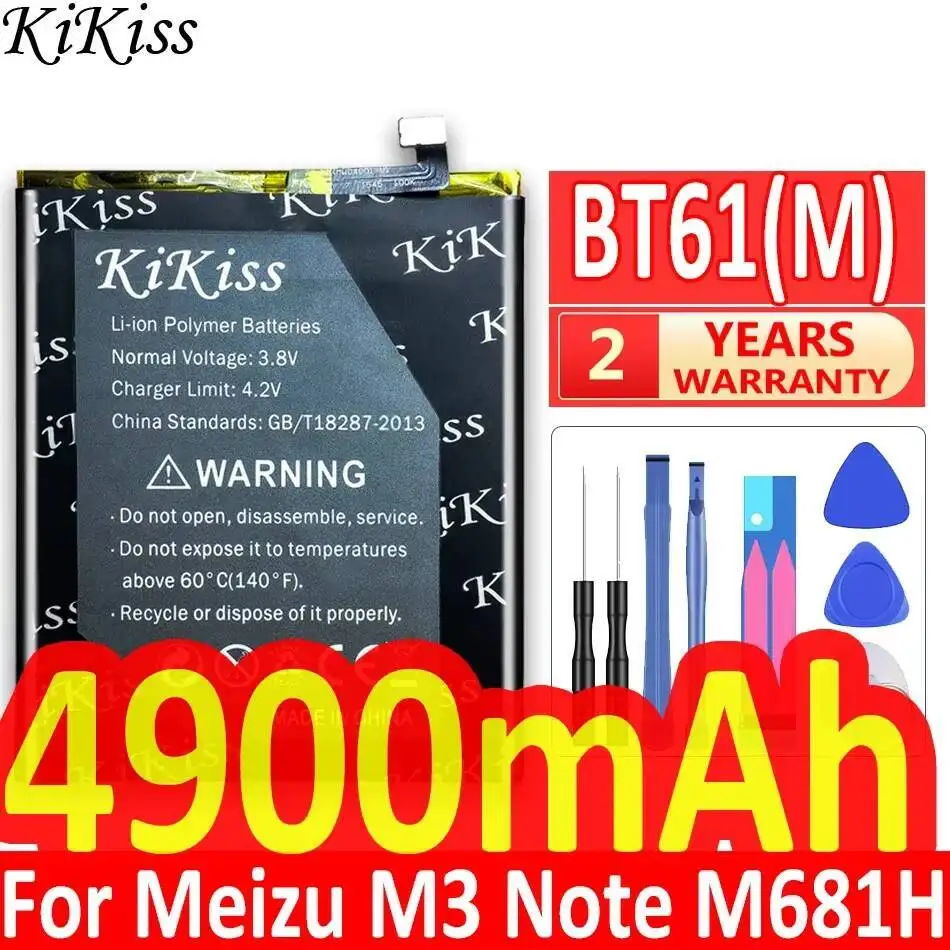 Аккумулятор мобильного телефона емкостью 4900 мАч для Meizu Meizy M3 Note M681 M681H BT61 M версии надежный источник питания
Аккумулятор мобильного телефона емкостью 4900 мАч для Meizu Meizy M3 Note M681 M681H BT61 M версии надежный источник питания