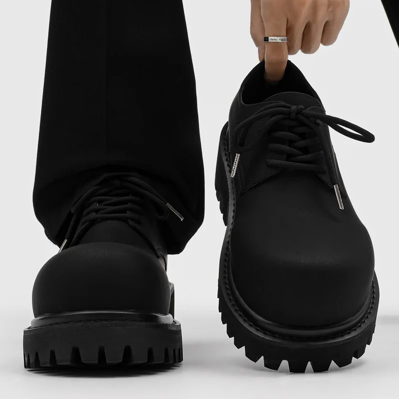 High Quality Men's Sneakers and Casual Shoes round head Men's Derby Shoes high-end Designer Platform Men's Shoes tenis masculino
High Quality Men's Sneakers and Casual Shoes round head Men's Derby Shoes high-end Designer Platform Men's Shoes tenis masculino