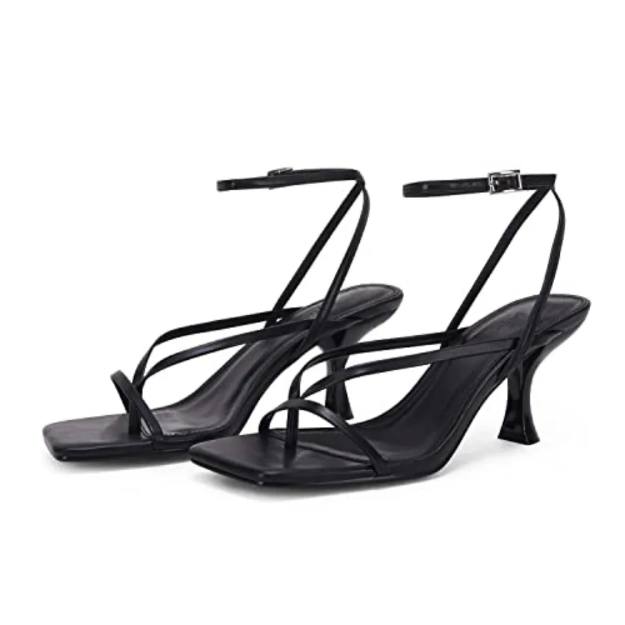 PiePieBuy Women's Lace Up Heeled Sandals Square Flip Flop High Heels Strappy Party Shoes
PiePieBuy Women's Lace Up Heeled Sandals Square Flip Flop High Heels Strappy Party Shoes