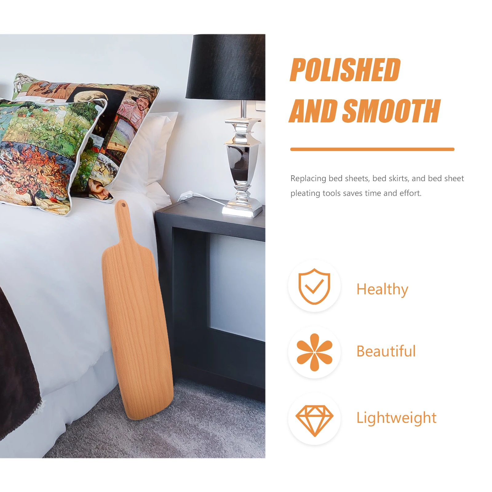 Mattress Lifter for Changing Sheets Ergonomic Wood Handle Bed Sheet Tucking Tool and Secure Mattress Riser Home Hotel
Mattress Lifter for Changing Sheets Ergonomic Wood Handle Bed Sheet Tucking Tool and Secure Mattress Riser Home Hotel