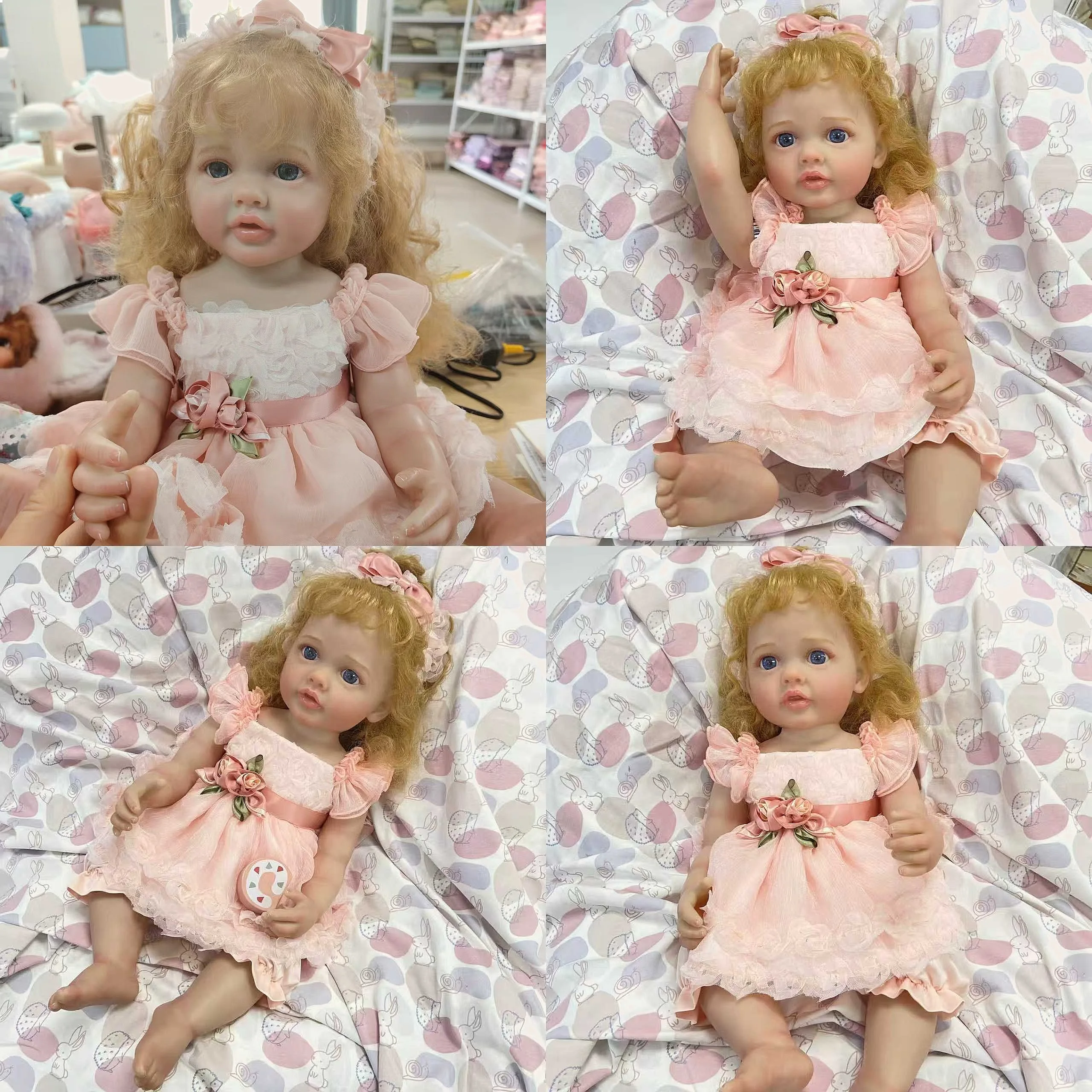 Cross 55cm Reborn Baby Doll Soft Silicone Realistic Toy 22inch Gift Box
Cross 55cm Reborn Baby Doll Soft Silicone Realistic Toy 22inch Gift Box