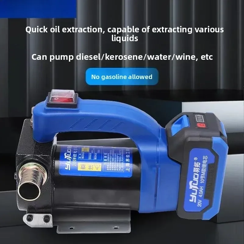 Anti-aging 200W Lithium Battery Oil Pump High Power Diesel Pump Portable Self-priming Pump Large Flow Electric
Anti-aging 200W Lithium Battery Oil Pump High Power Diesel Pump Portable Self-priming Pump Large Flow Electric