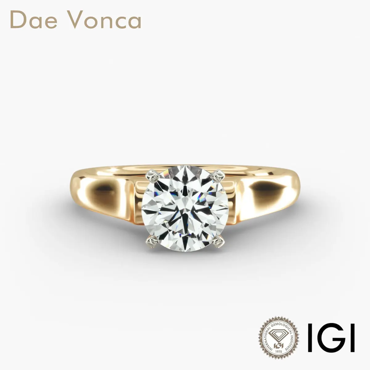18K Yellow Gold IGI Certified Diamond Ring Brilliant Round Lab Grown Diamond Cathedral Solitaire Plus Diamond For Engagement
18K Yellow Gold IGI Certified Diamond Ring Brilliant Round Lab Grown Diamond Cathedral Solitaire Plus Diamond For Engagement