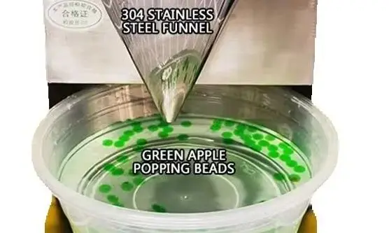 Новое поступление, машина для формования желейного жемчуга, автоматическая машина для выпечки шариков, машина для изготовления шариков, машина для изготовления желейных жемчужных шариков
Новое поступление, машина для формования желейного жемчуга, автоматическая машина для выпечки шариков, машина для изготовления шариков, машина для изготовления желейных жемчужных шариков