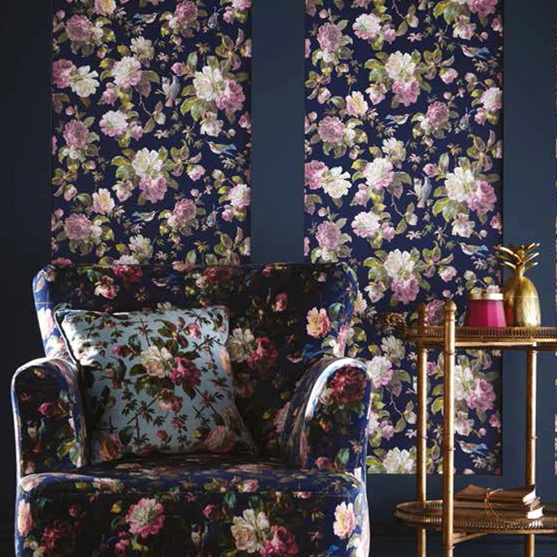 Clarke & Clarke Original Wallpaper American Retro Flower Bird Bedroom Baund Curtain Cloth Decorative Semi-ade Plant Fl...
Clarke & Clarke Original Wallpaper American Retro Flower Bird Bedroom Baund Curtain Cloth Decorative Semi-ade Plant Fl...