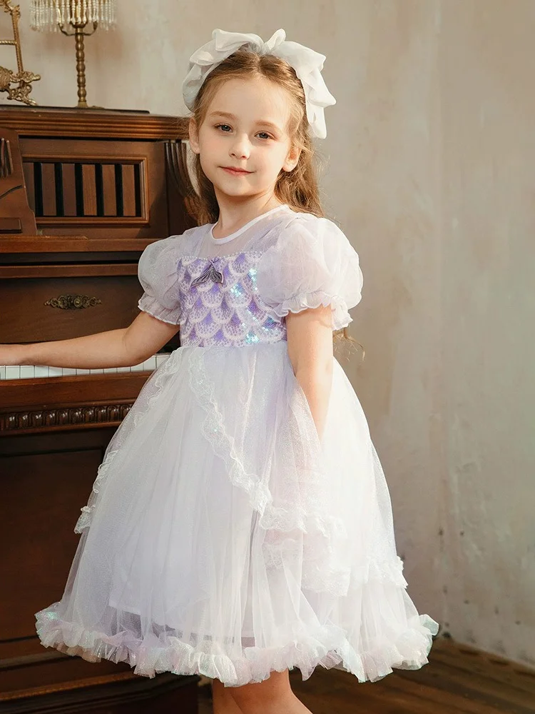 Girls' Dress Dress Summer New Kids' Skirt Baby Summer Clothing2024Western Style Puff Sleeve
Girls' Dress Dress Summer New Kids' Skirt Baby Summer Clothing2024Western Style Puff Sleeve