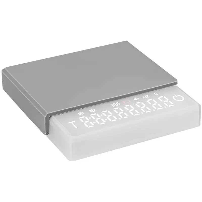 Digital display electronic coffee scale, suitable for espresso pour-over coffee, can be outdoors and in the kitchen.
Digital display electronic coffee scale, suitable for espresso pour-over coffee, can be outdoors and in the kitchen.