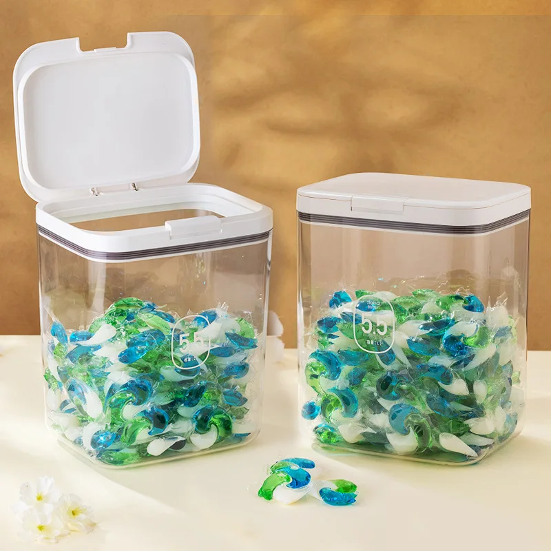 Yjq washing powder storage box household fragrant beads storage bucket dried fruit seasoning storage container
Yjq washing powder storage box household fragrant beads storage bucket dried fruit seasoning storage container