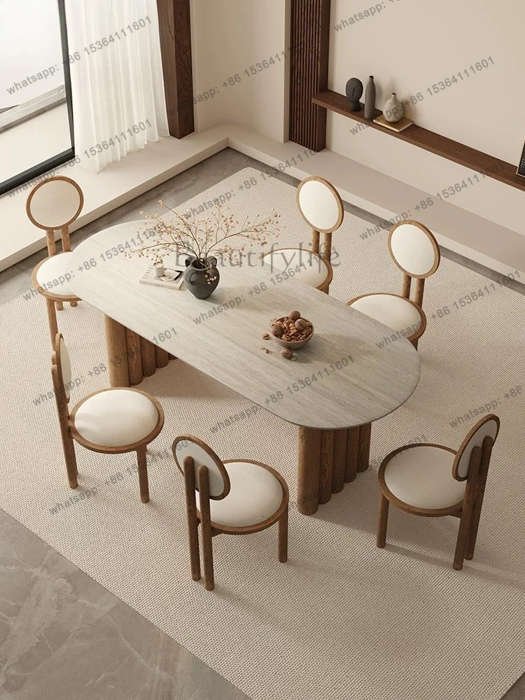 2026 new high-end Italian minimalist modern minimalist semi-oval dining table
2026 new high-end Italian minimalist modern minimalist semi-oval dining table