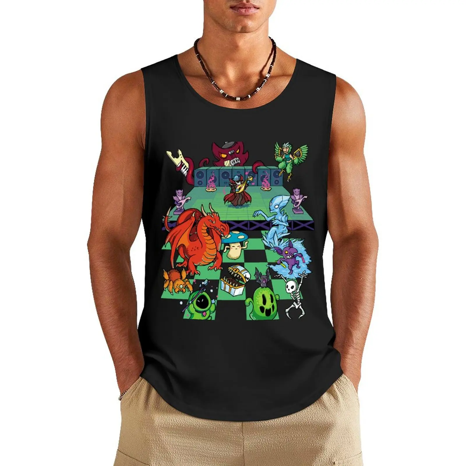 Crypt of the Necrodancer - Monster Mosh Tank Top gym t shirt men t-shirts for men clothes for men
Crypt of the Necrodancer - Monster Mosh Tank Top gym t shirt men t-shirts for men clothes for men