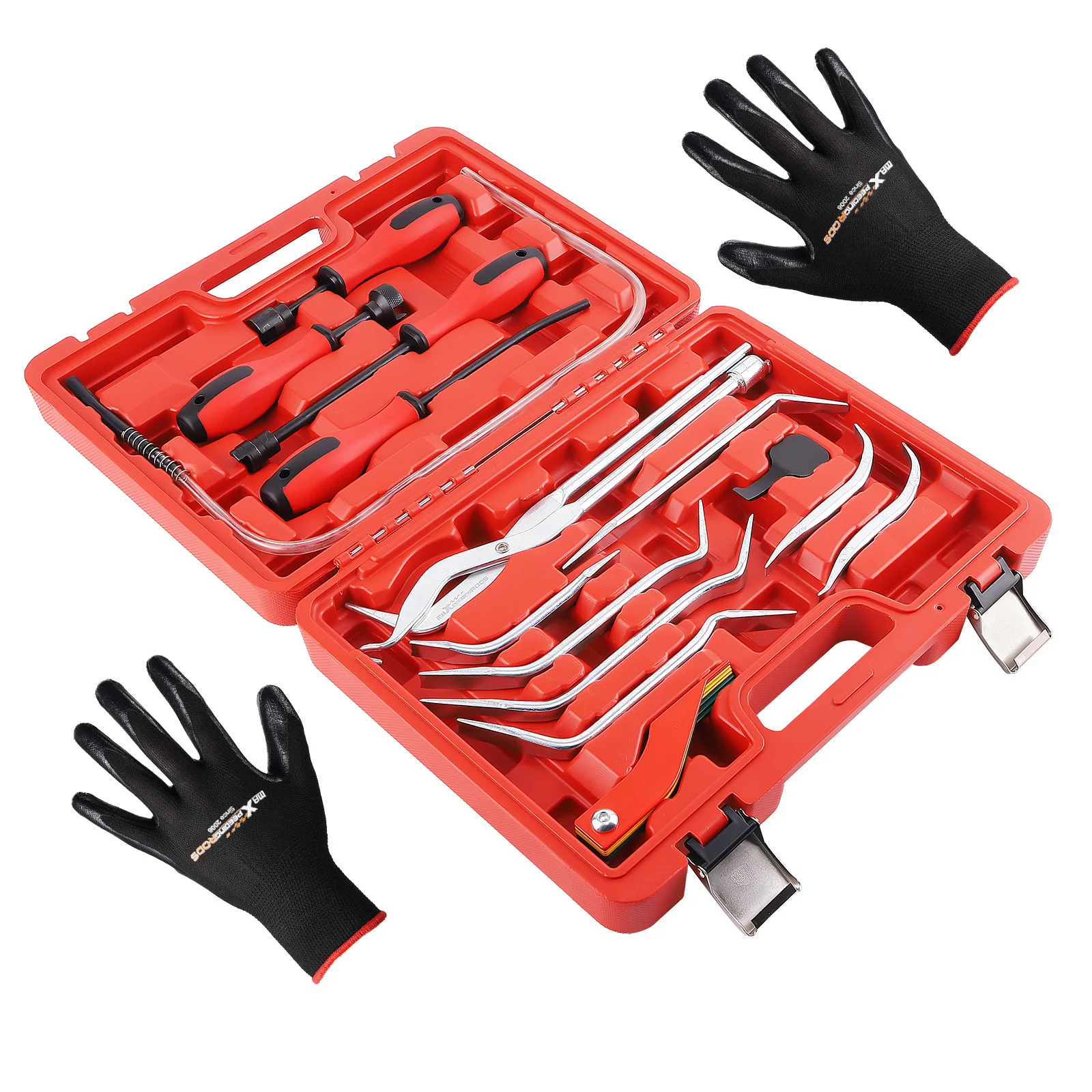 Brake Drum Tool Kit 15-Piece Service Brake Kit with Spring Pliers Tool set
Brake Drum Tool Kit 15-Piece Service Brake Kit with Spring Pliers Tool set