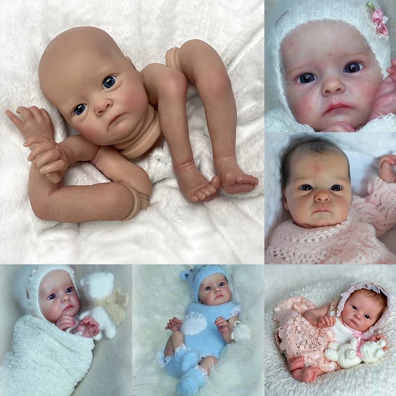 16 Inch Painted Reborn Doll Kit Soft Vinyl Newborn Kits Lifelike DIY Doll Accessories
16 Inch Painted Reborn Doll Kit Soft Vinyl Newborn Kits Lifelike DIY Doll Accessories