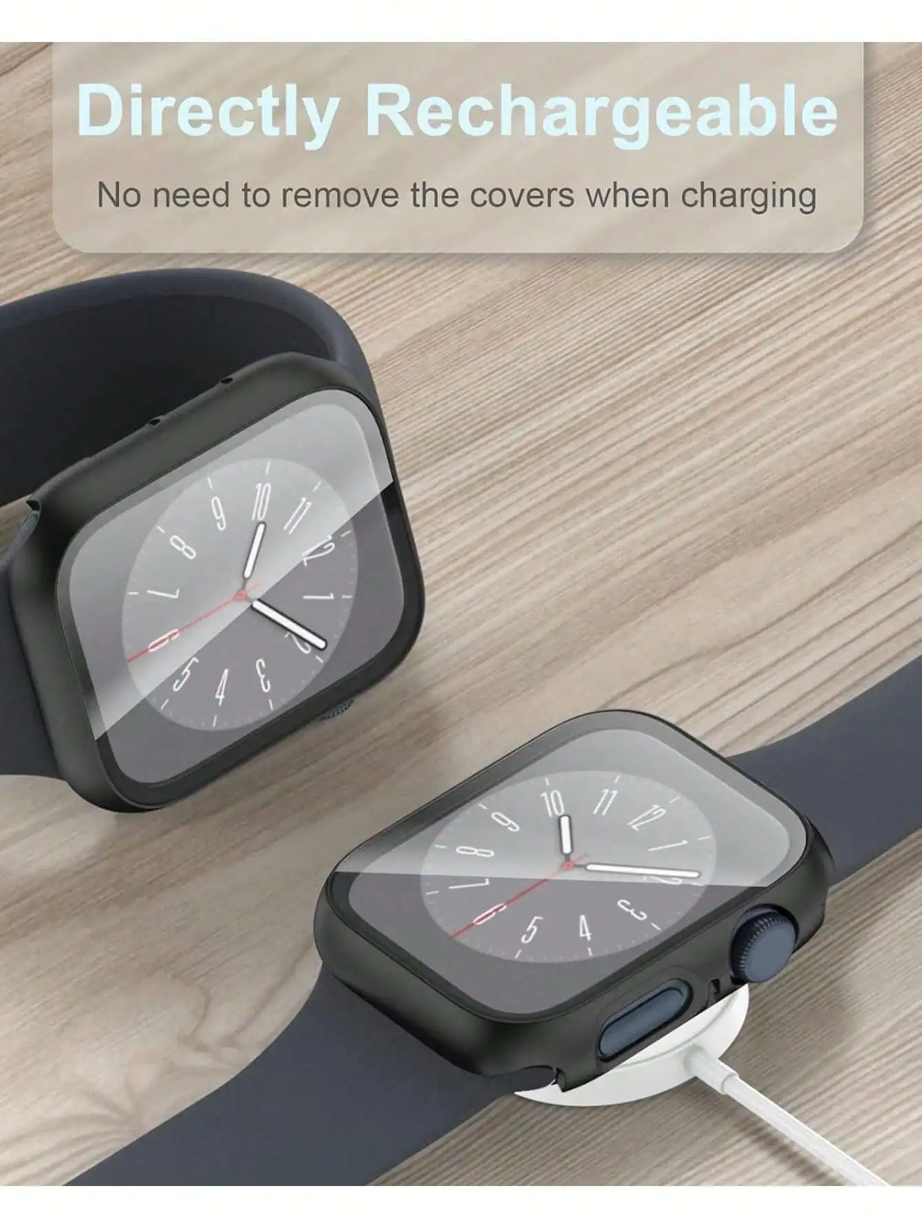 3 Packs PC + Tempered Glass All-In-One Watch Case Anti-Drop Protective Cover for Apple Watch 40/41/42/44/45/46/49mm Series
3 Packs PC + Tempered Glass All-In-One Watch Case Anti-Drop Protective Cover for Apple Watch 40/41/42/44/45/46/49mm Series