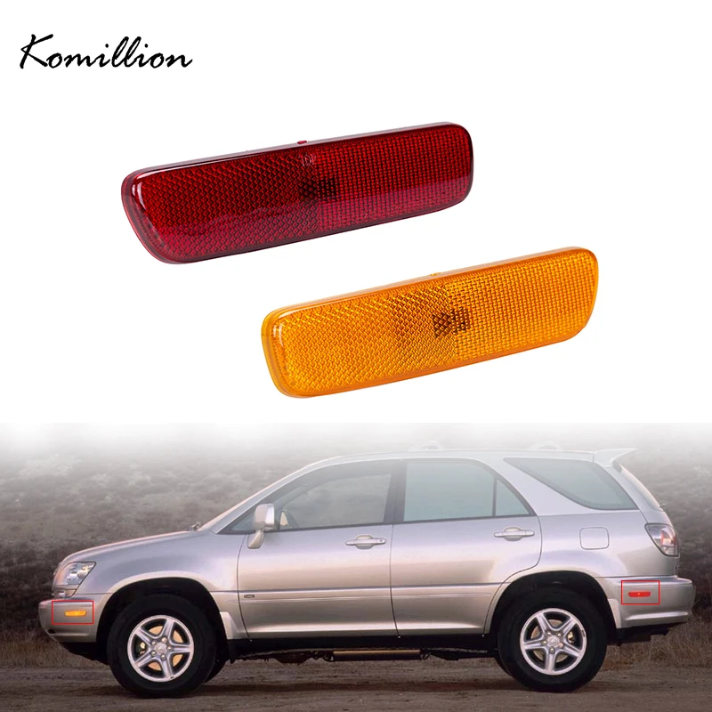 Car Front Bumper Side Marker Turn Signal Lamp Yellow Red Indicator Light 12V for Lexus RX300 RX 300 1999 2000 2001 2002 2003
Car Front Bumper Side Marker Turn Signal Lamp Yellow Red Indicator Light 12V for Lexus RX300 RX 300 1999 2000 2001 2002 2003