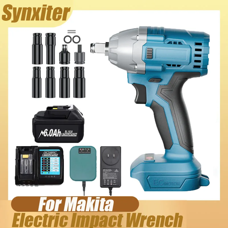 Беспроводной электрический гаечный ключ для Makita BL1830, аккумулятор 18 В, 5-ступенчатая дрель, отвертка, перезаряжаемый динамометрический ключ, электроинструменты для деревянной плитки
Беспроводной электрический гаечный ключ для Makita BL1830, аккумулятор 18 В, 5-ступенчатая дрель, отвертка, перезаряжаемый динамометрический ключ, электроинструменты для деревянной плитки